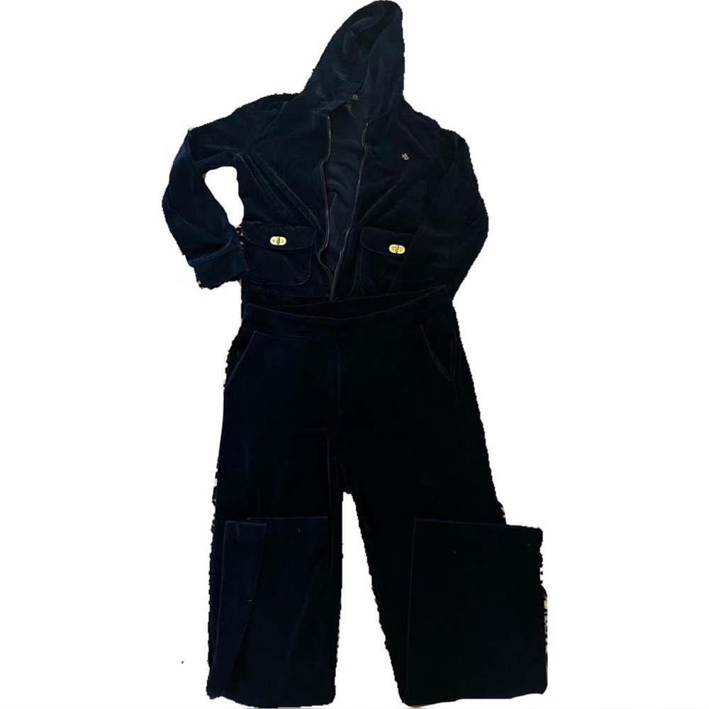 Vintage velour Ralph Lauren track suit set